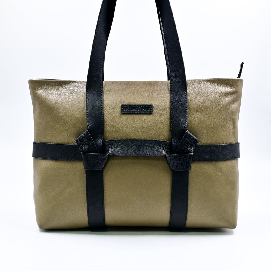 Knotted Tote Bag (Olive)