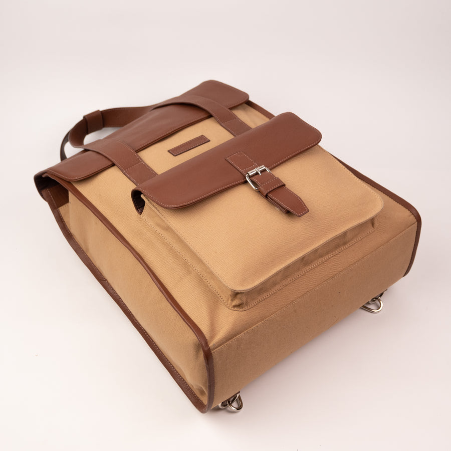 The Voyager Backpack (Brown-Khaki)