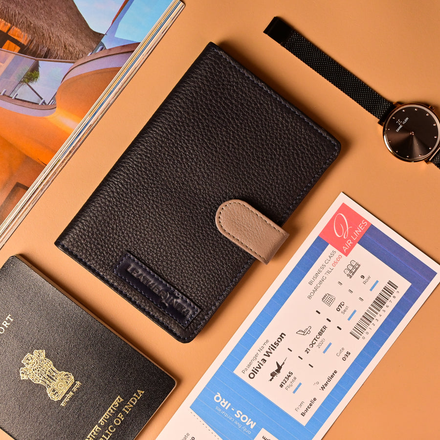 Travel Passport Case (Blue)