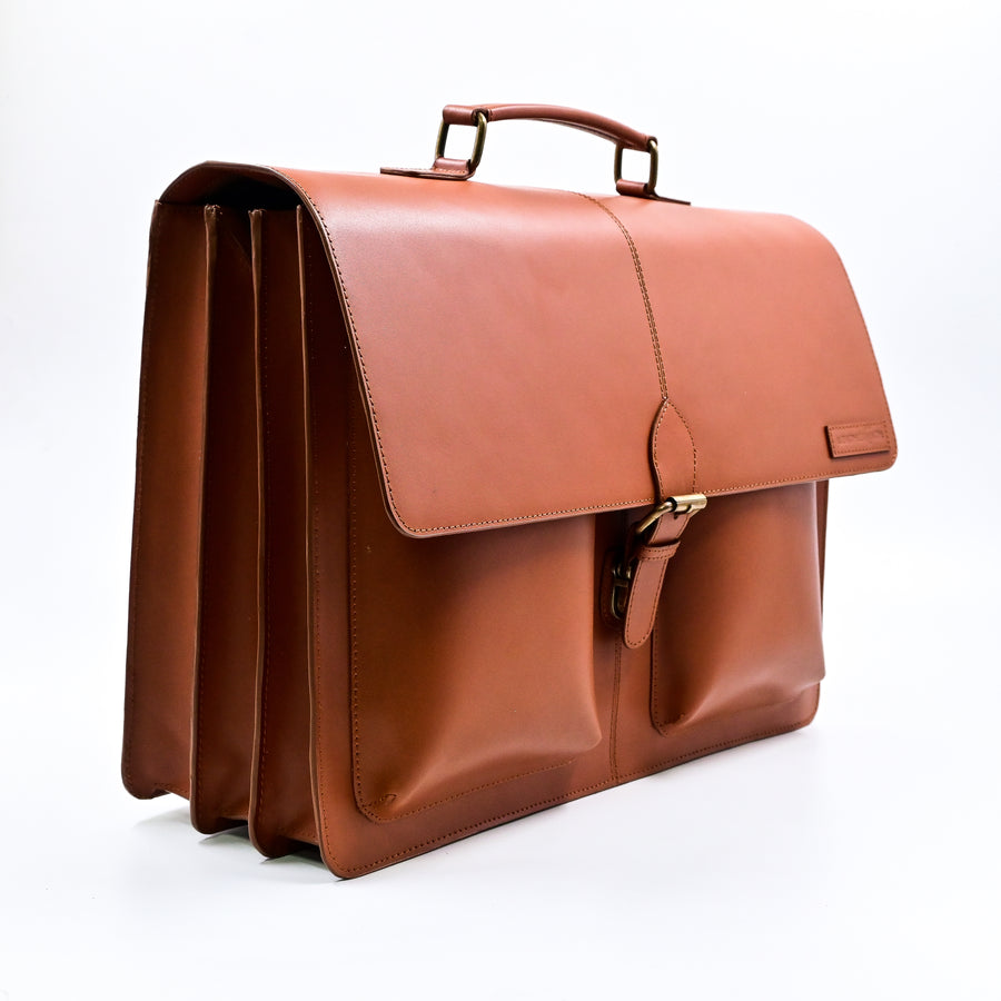 Large Office Brifcase (Tan)