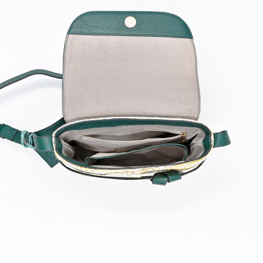 Twisted Crossbody Bag (Forest Green)