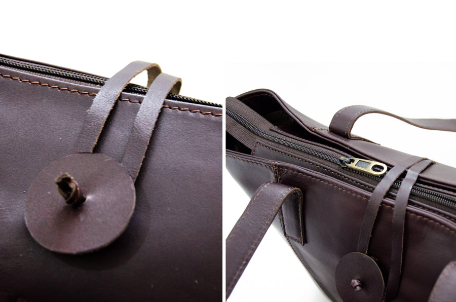Toffee Tote Bag - Leatherinth