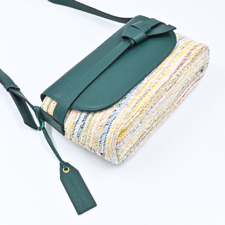 Twisted Crossbody Bag (Forest Green)