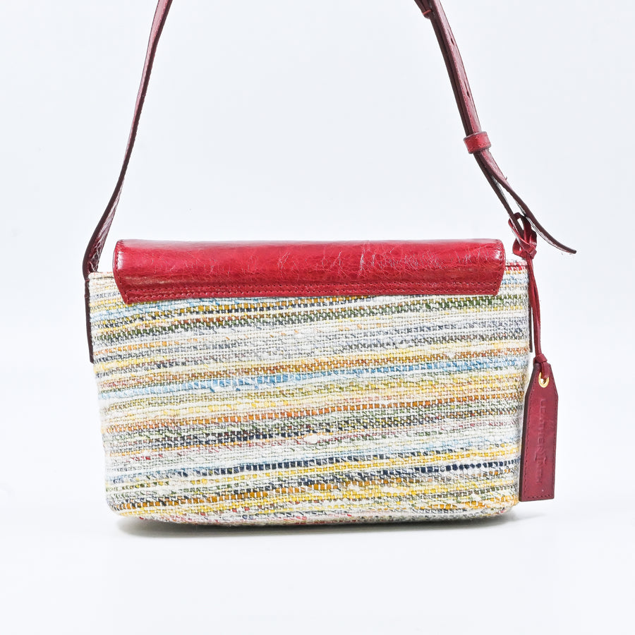 Twisted Crossbody Bag (Red)