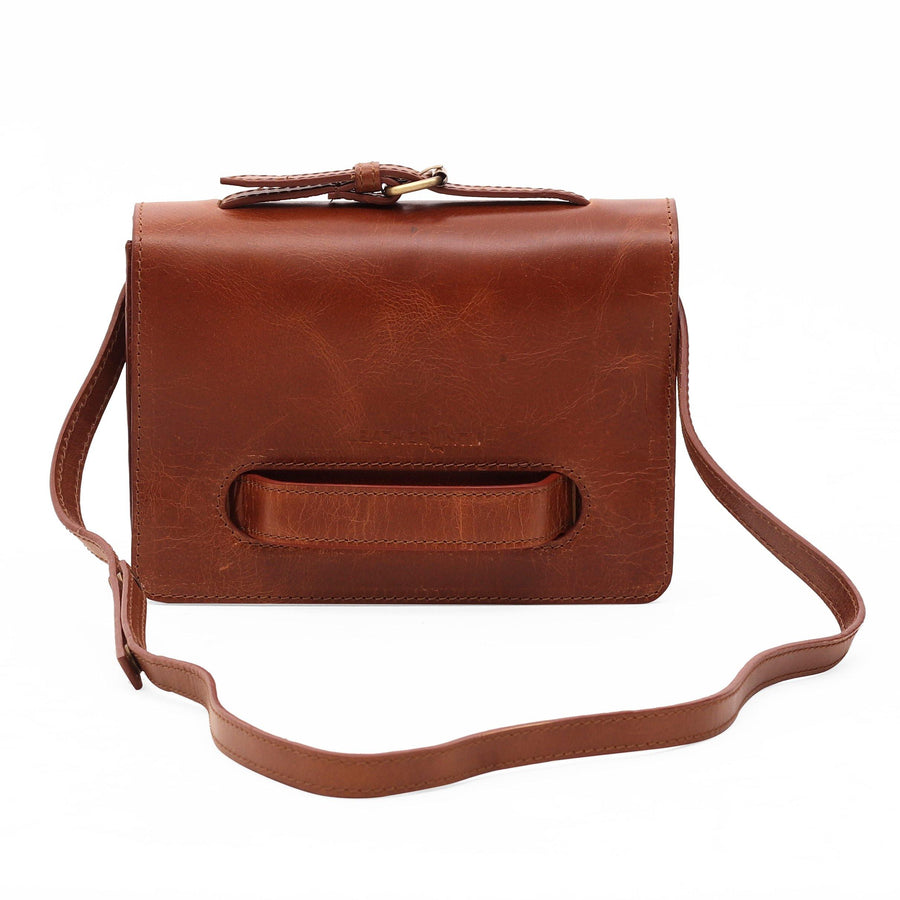 Tiffany Shoulder Bag (Tan) - Leatherinth