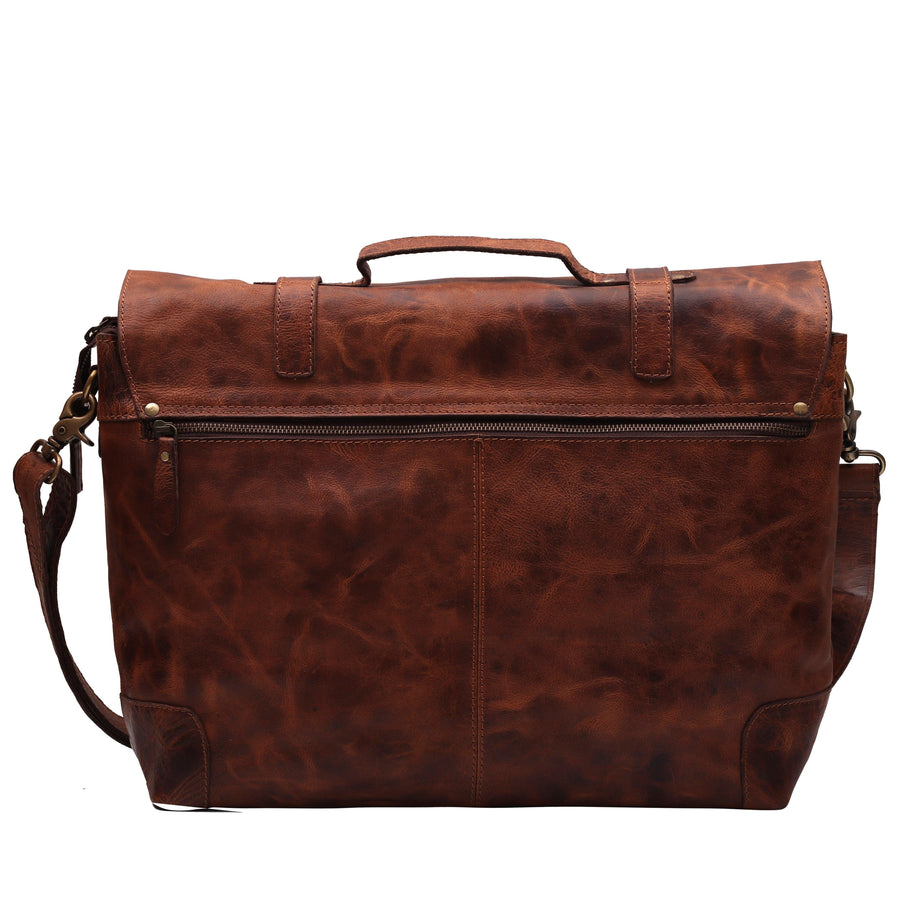 The Office Bag (Brown) - Leatherinth