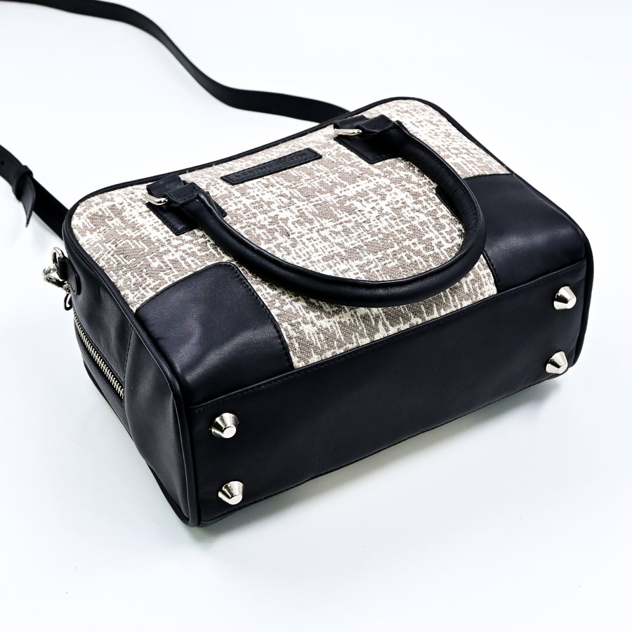 The Compact Handbag (Black-Grey)