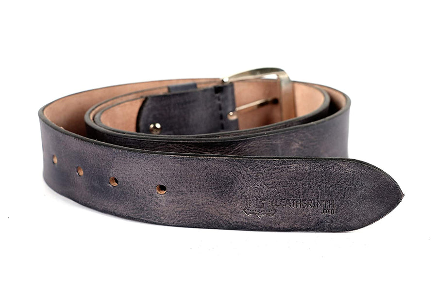 Leatherinth Genuine Formal Leather Belt for Men (Brown) - Leatherinth