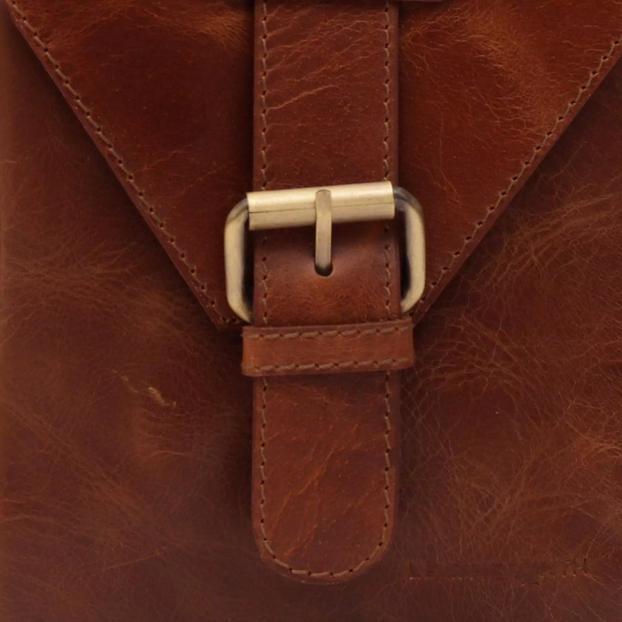 tan leather crossbody sling bags