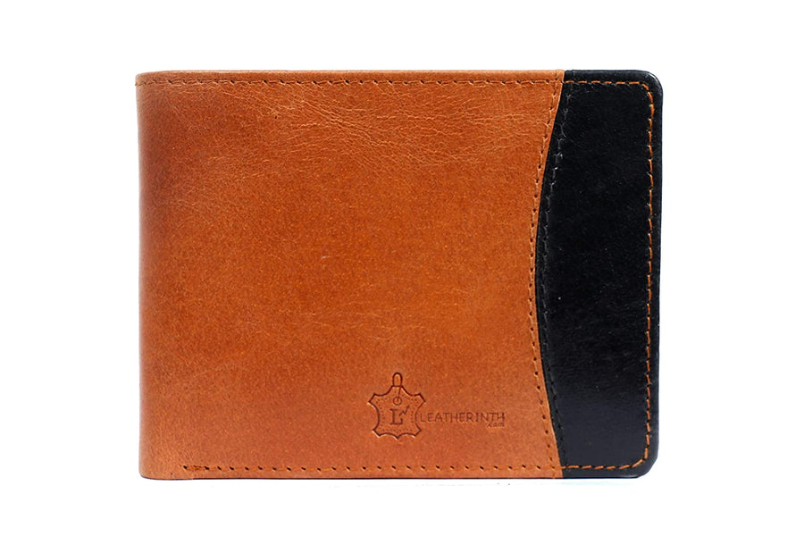 Leatherinth Genuine Leather Wallet for Men Black - Leatherinth